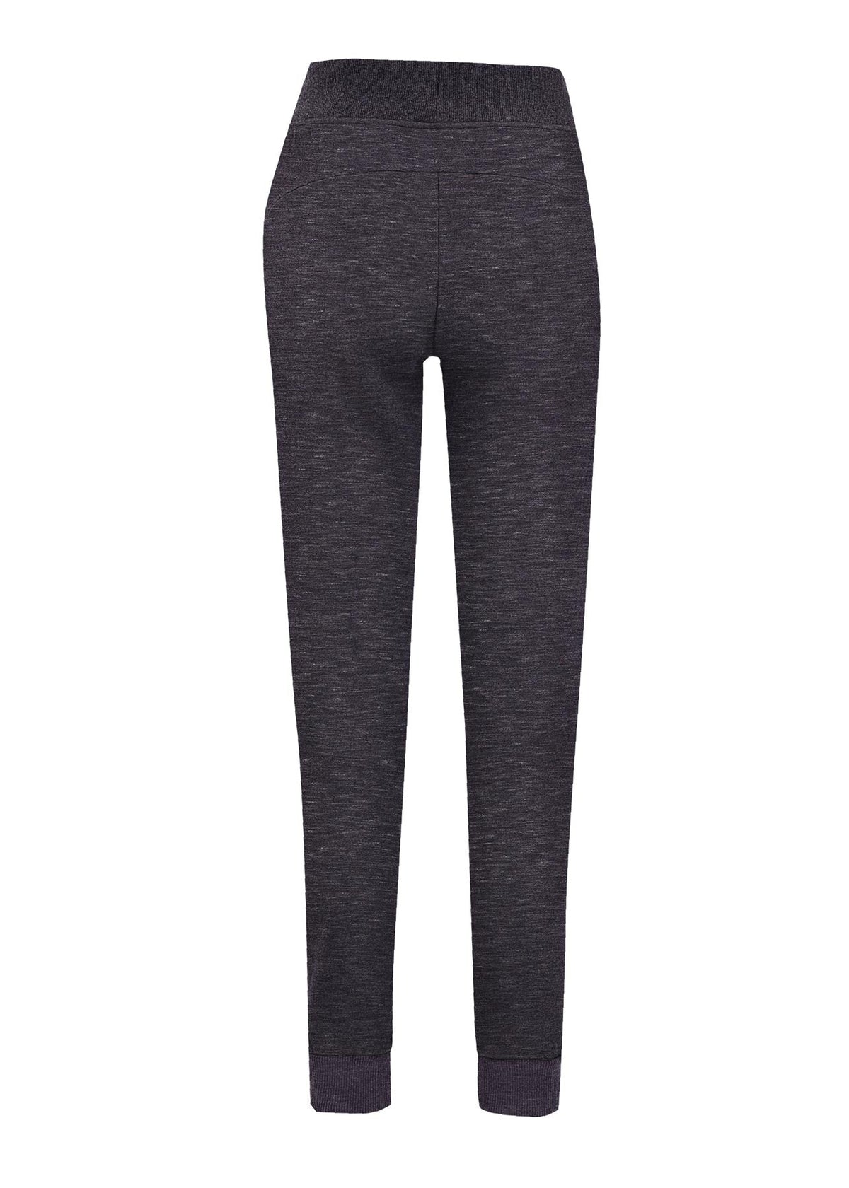 Womens' STANCE brushed fleece pants - Black Marl - Back