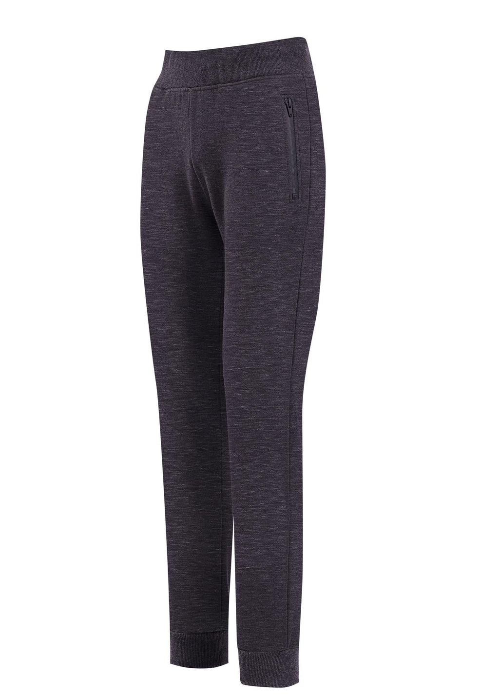 Womens' STANCE brushed fleece pants - Black Marl - Side