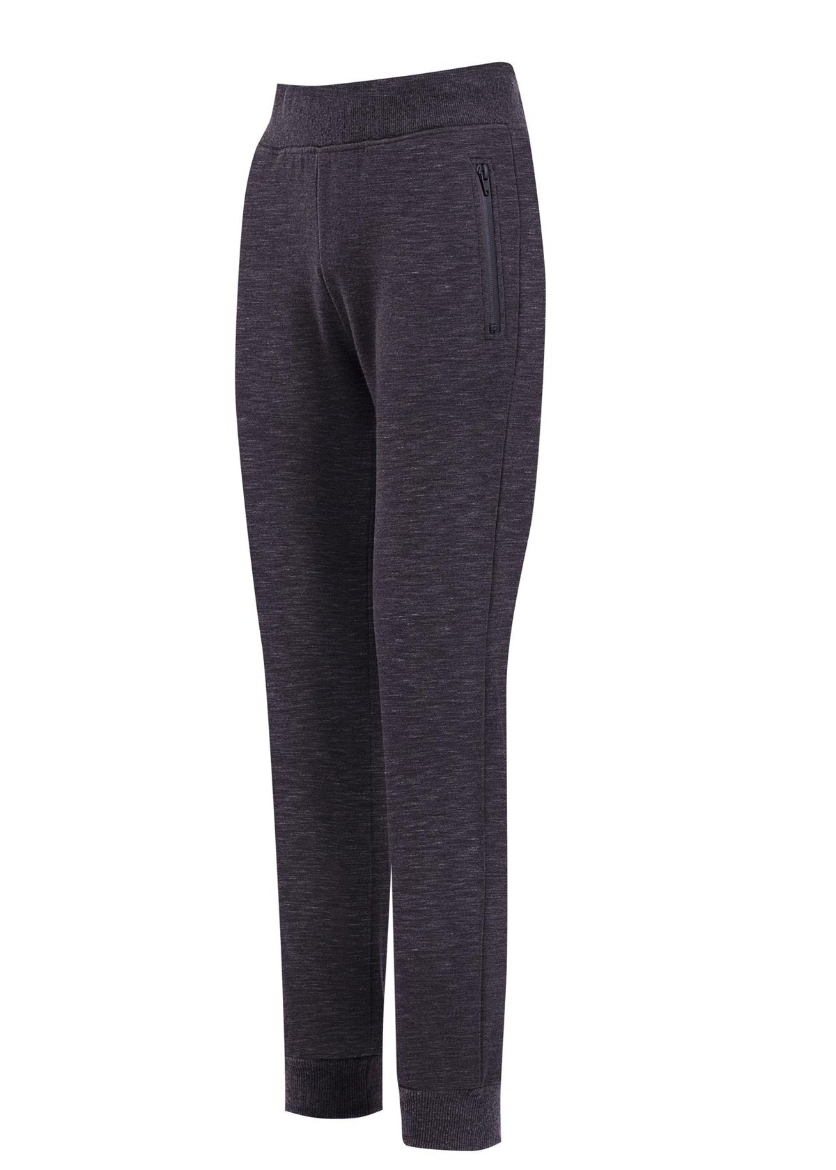 Womens' STANCE brushed fleece pants - Black Marl - Side