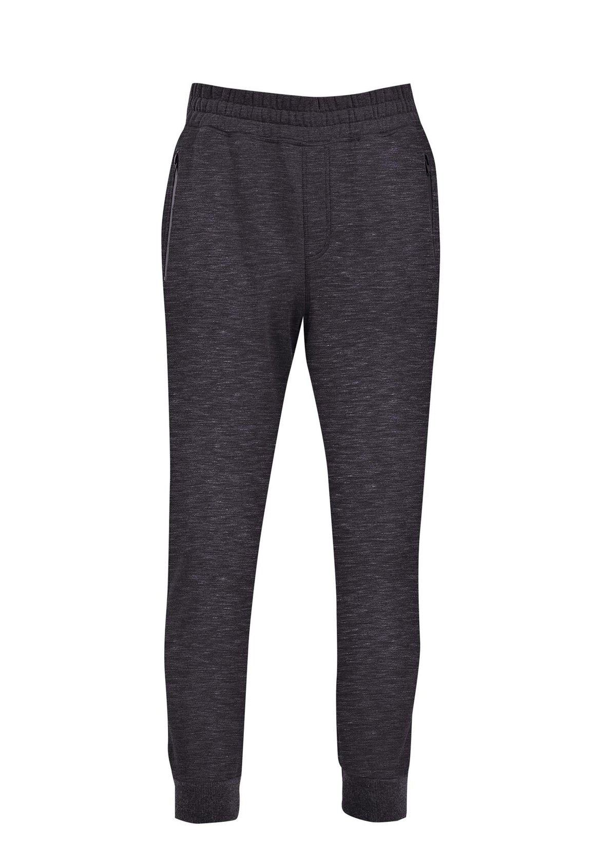 Mens' STANCE brushed fleece pants - Black Marl - Front
