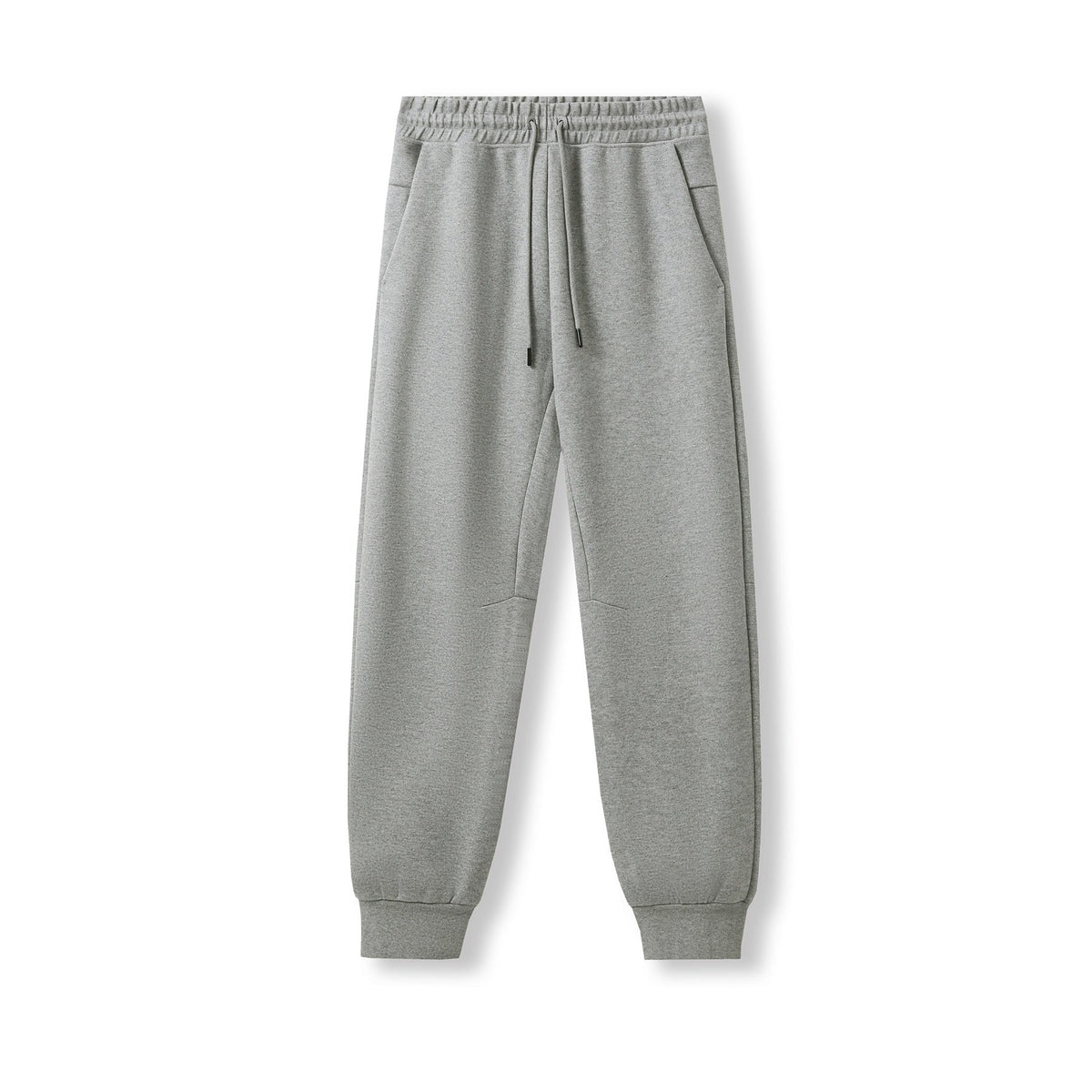 Men's three layer Cotton Sandwich Pants - Grey Marl - Front