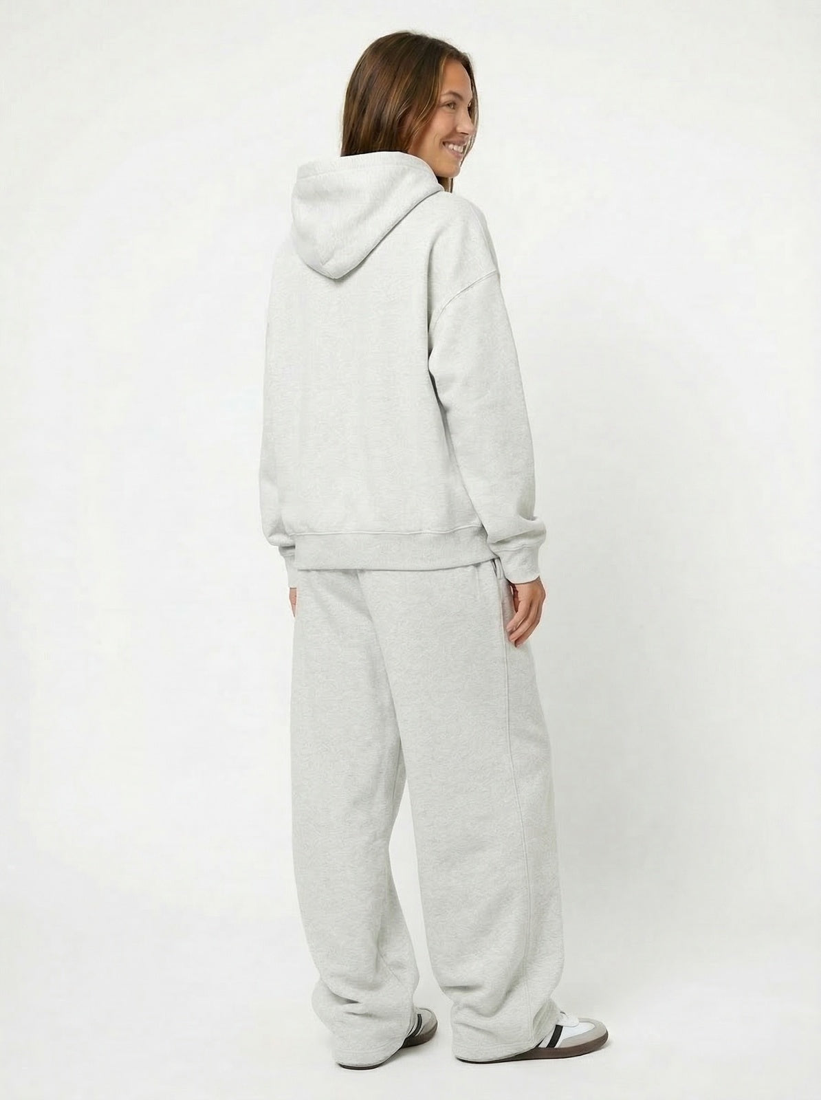 Unisex Wide leg fleece pants - view