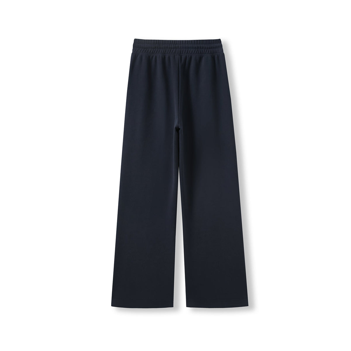 Unisex Wide leg fleece pants - Navy Faded - Back