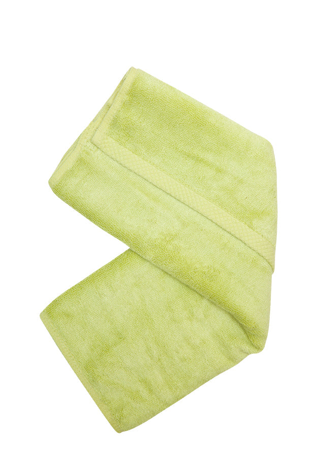 Bamboo Hand Towel - Lime - Front