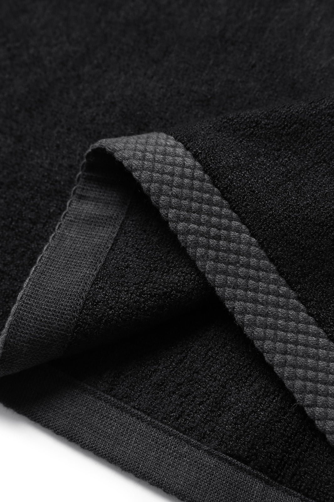 Bamboo Fitness Towel - Black - View