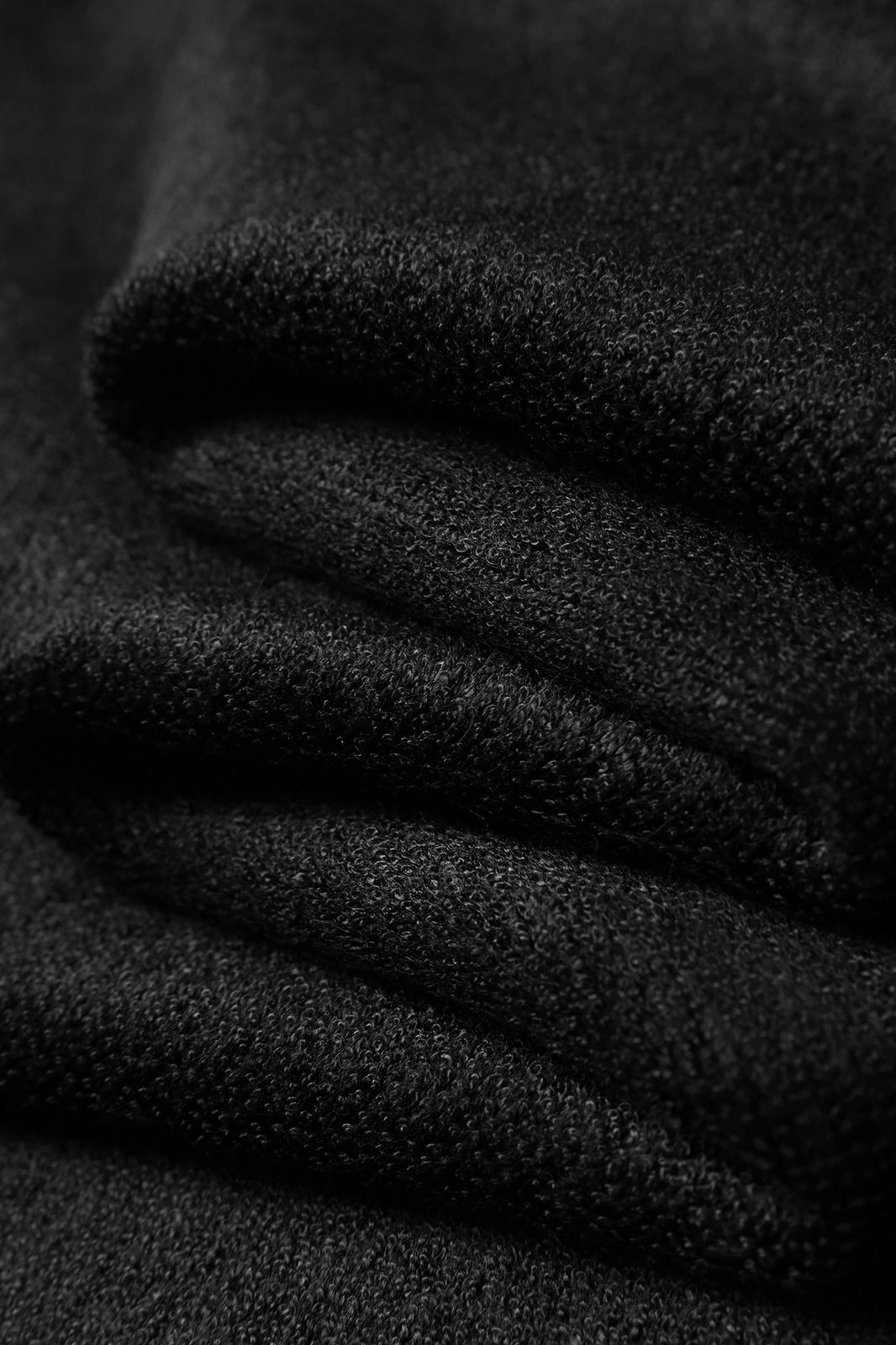 Bamboo Fitness Towel - Black - View