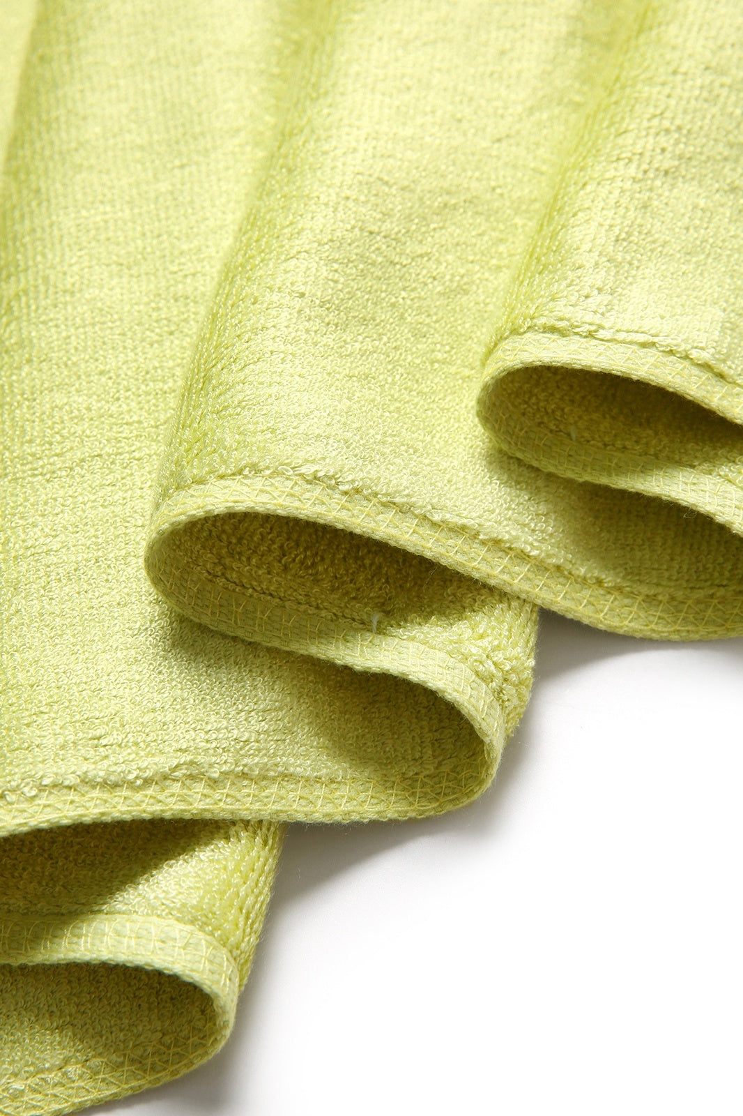 Bamboo Fitness Towel - Lime - View
