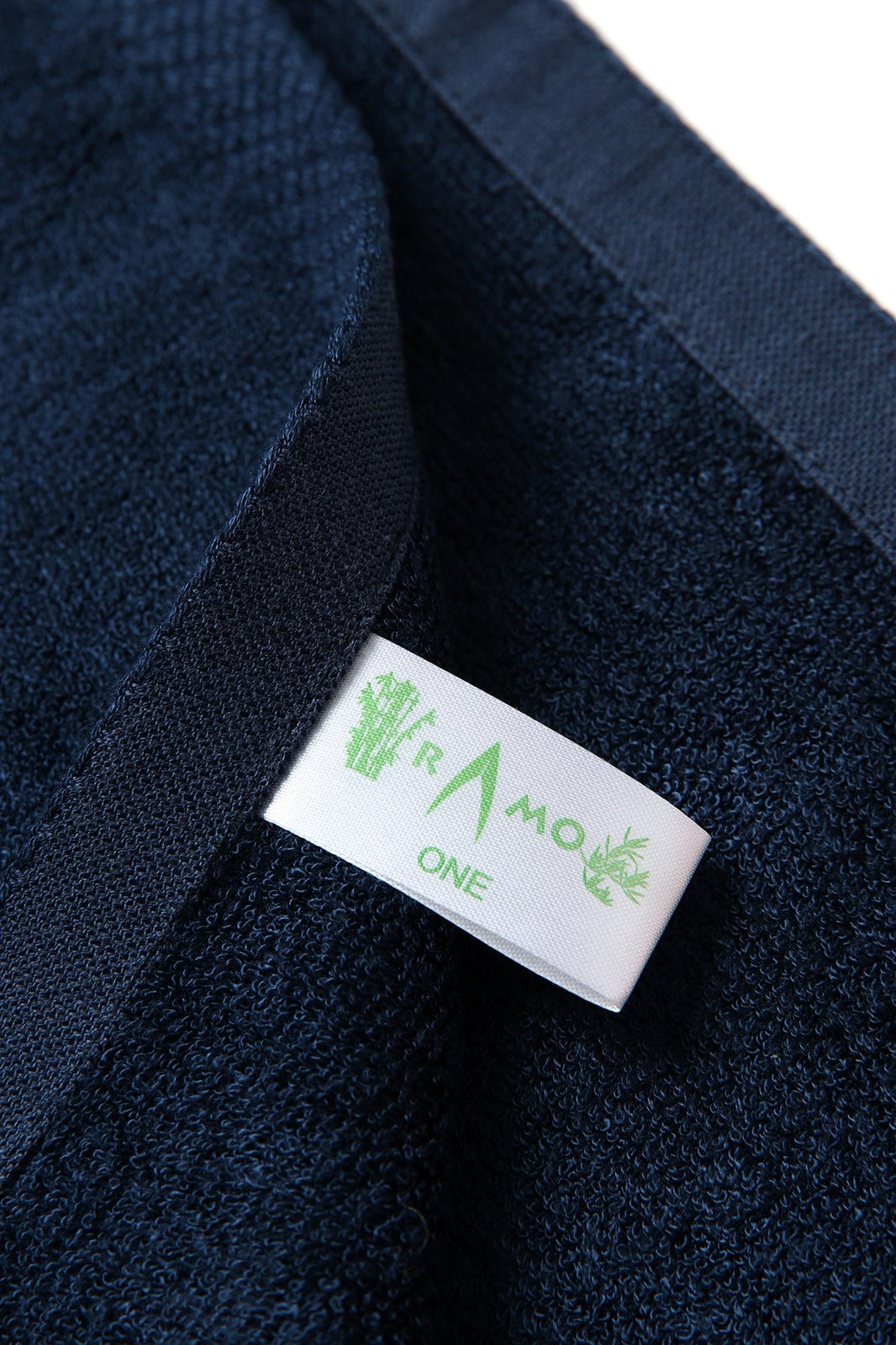 Bamboo Fitness Towel - Navy Blue - View