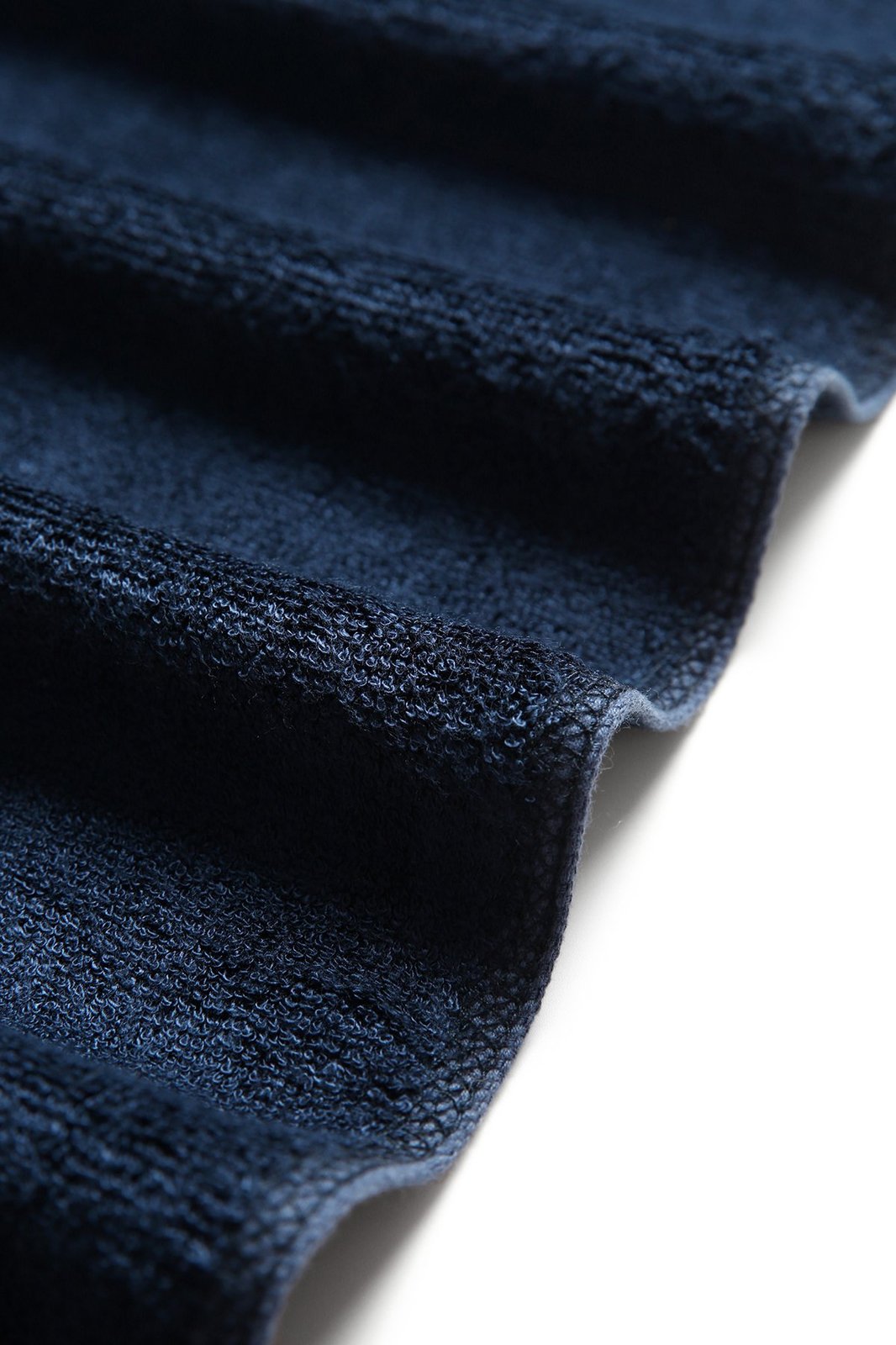 Bamboo Fitness Towel - Navy Blue - View