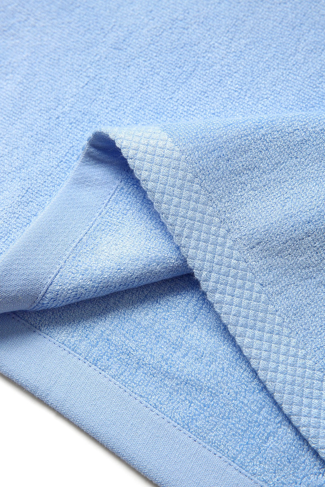 Bamboo Fitness Towel - Sky Blue - View