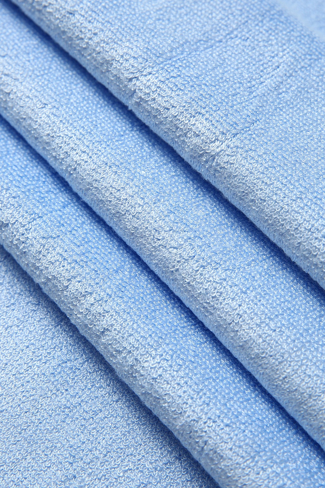 Bamboo Fitness Towel - Sky Blue - View