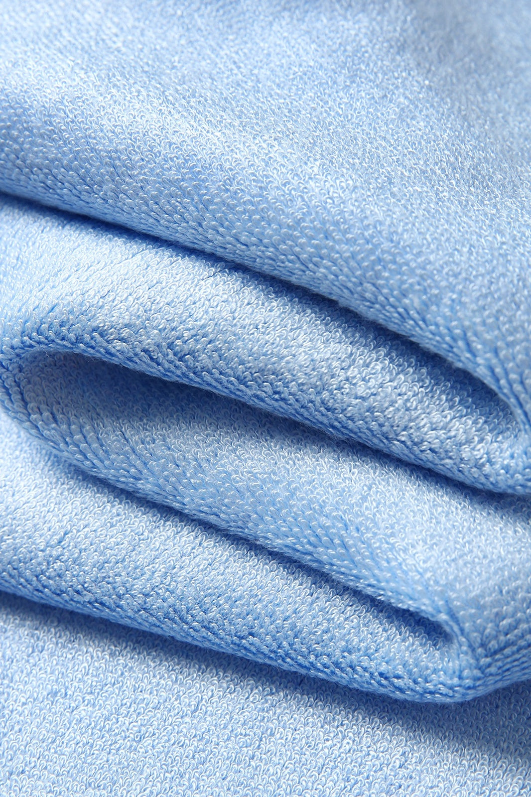 Bamboo Fitness Towel - Sky Blue - View