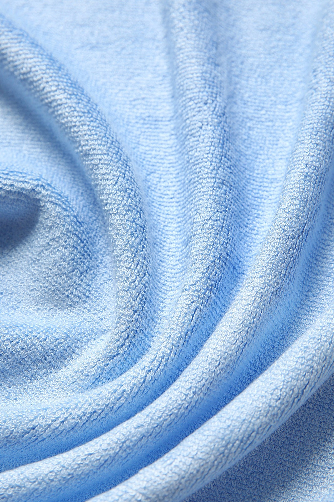 Bamboo Fitness Towel - Sky Blue - View