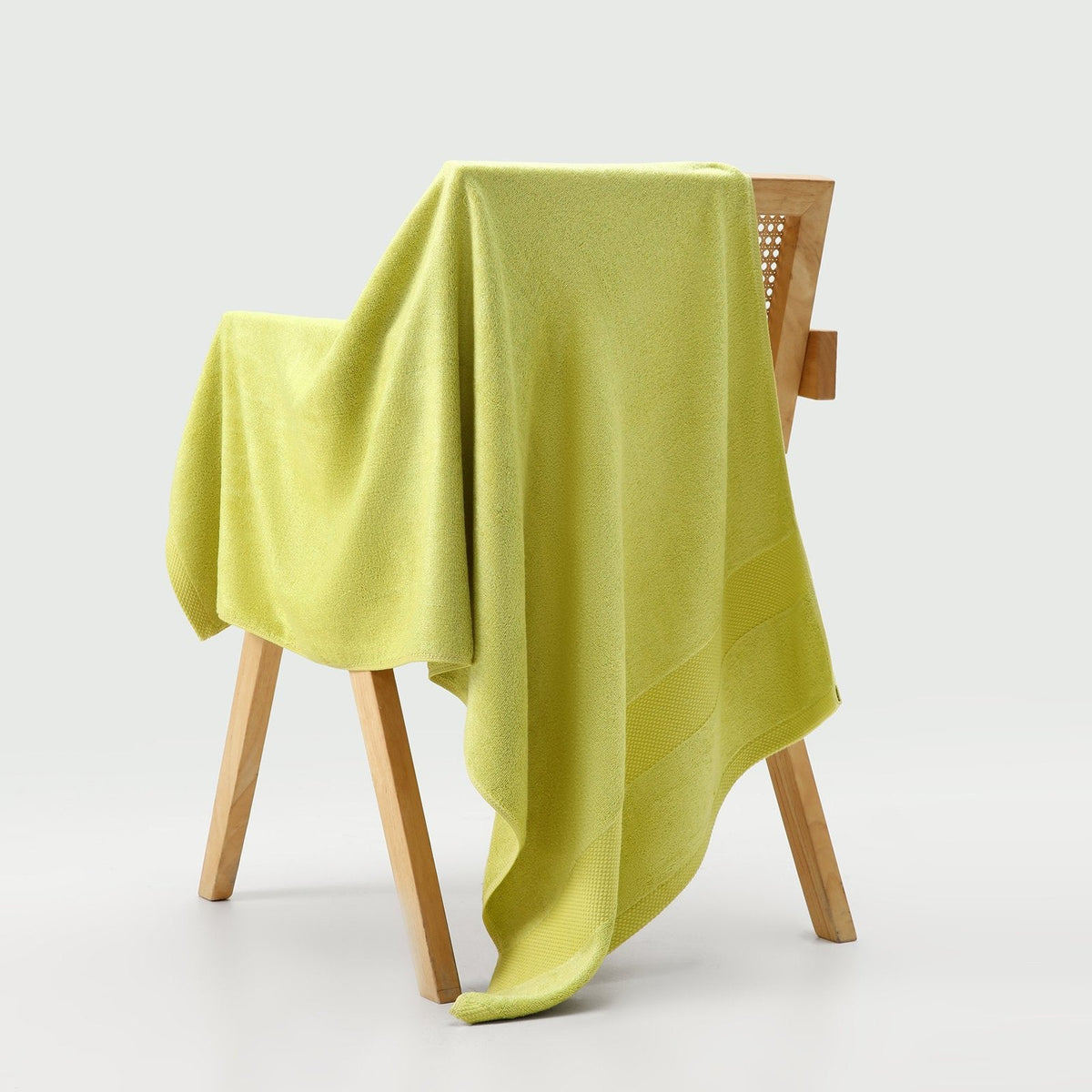 Bath Towel - Lime - Back