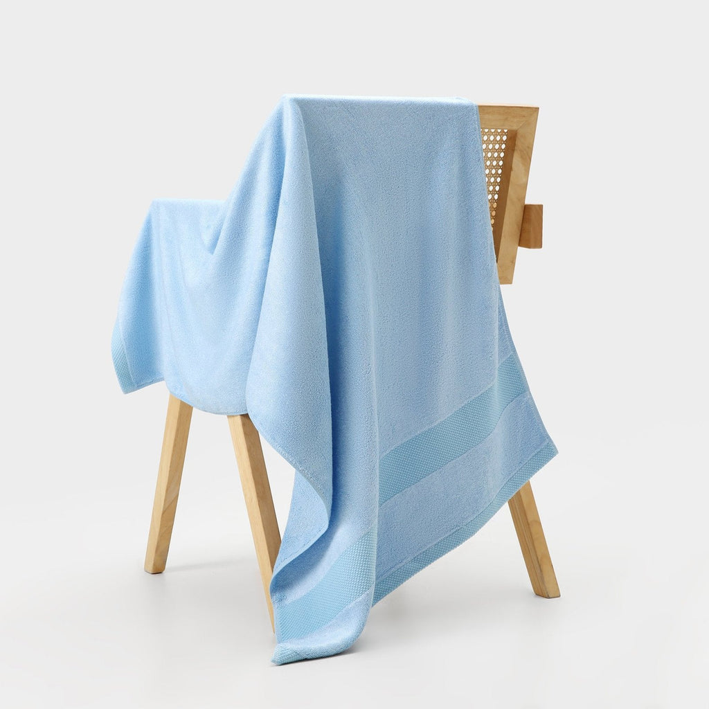 Bath Towel - Sky Blue - Back