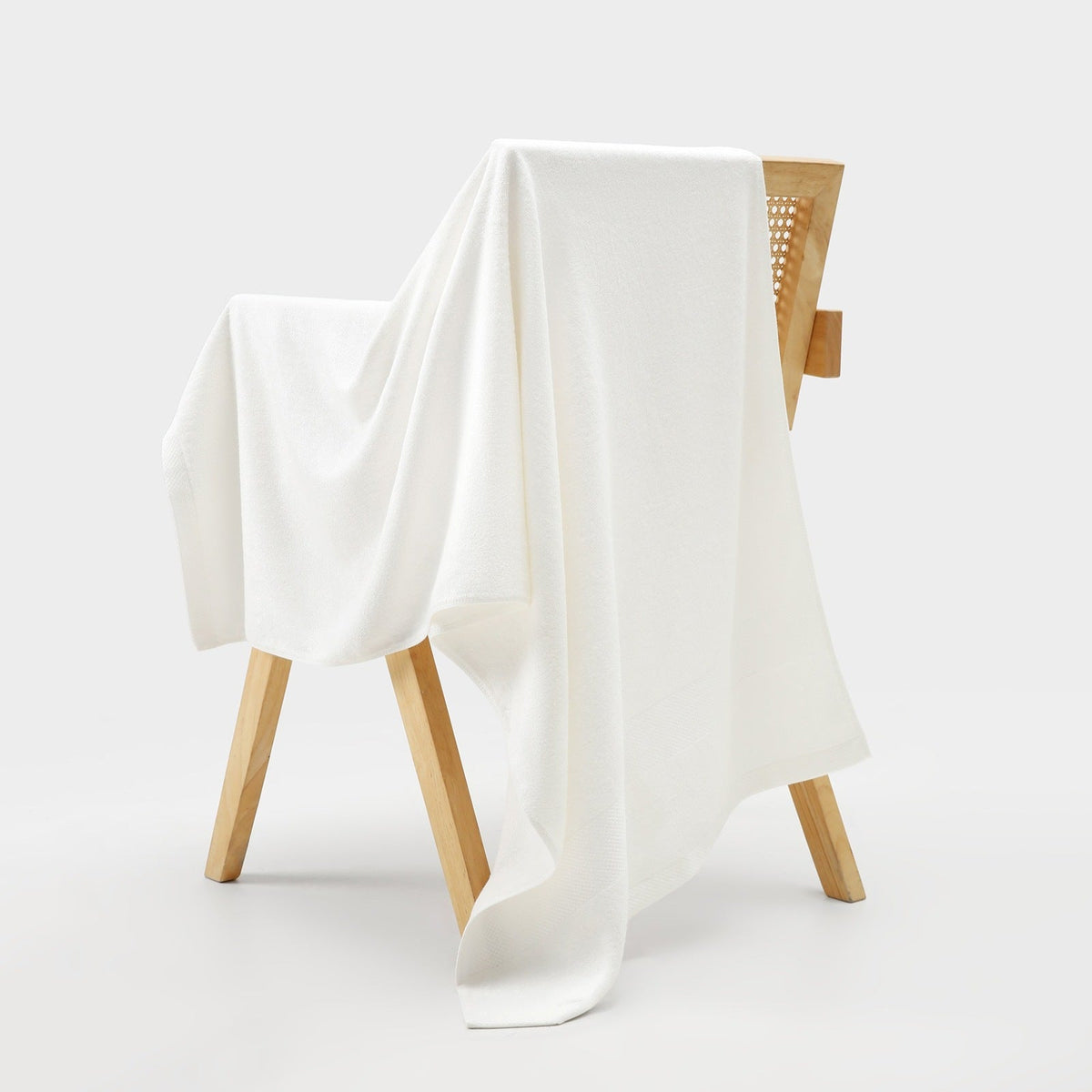 Bath Towel - White - Back