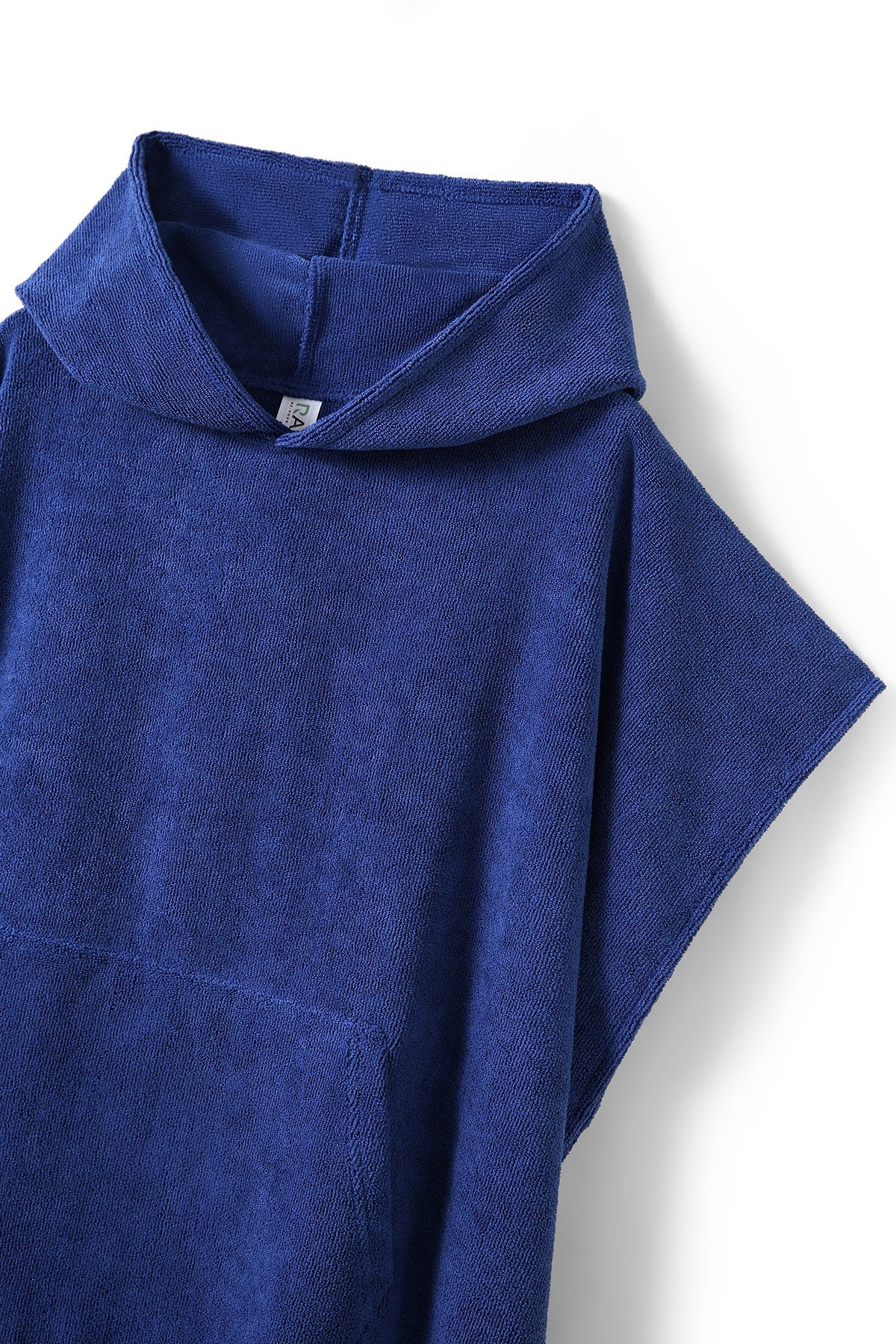 Adult's 300gsm polyester/nylon hooded towel with kangaroo pocket - Royal Blue - View