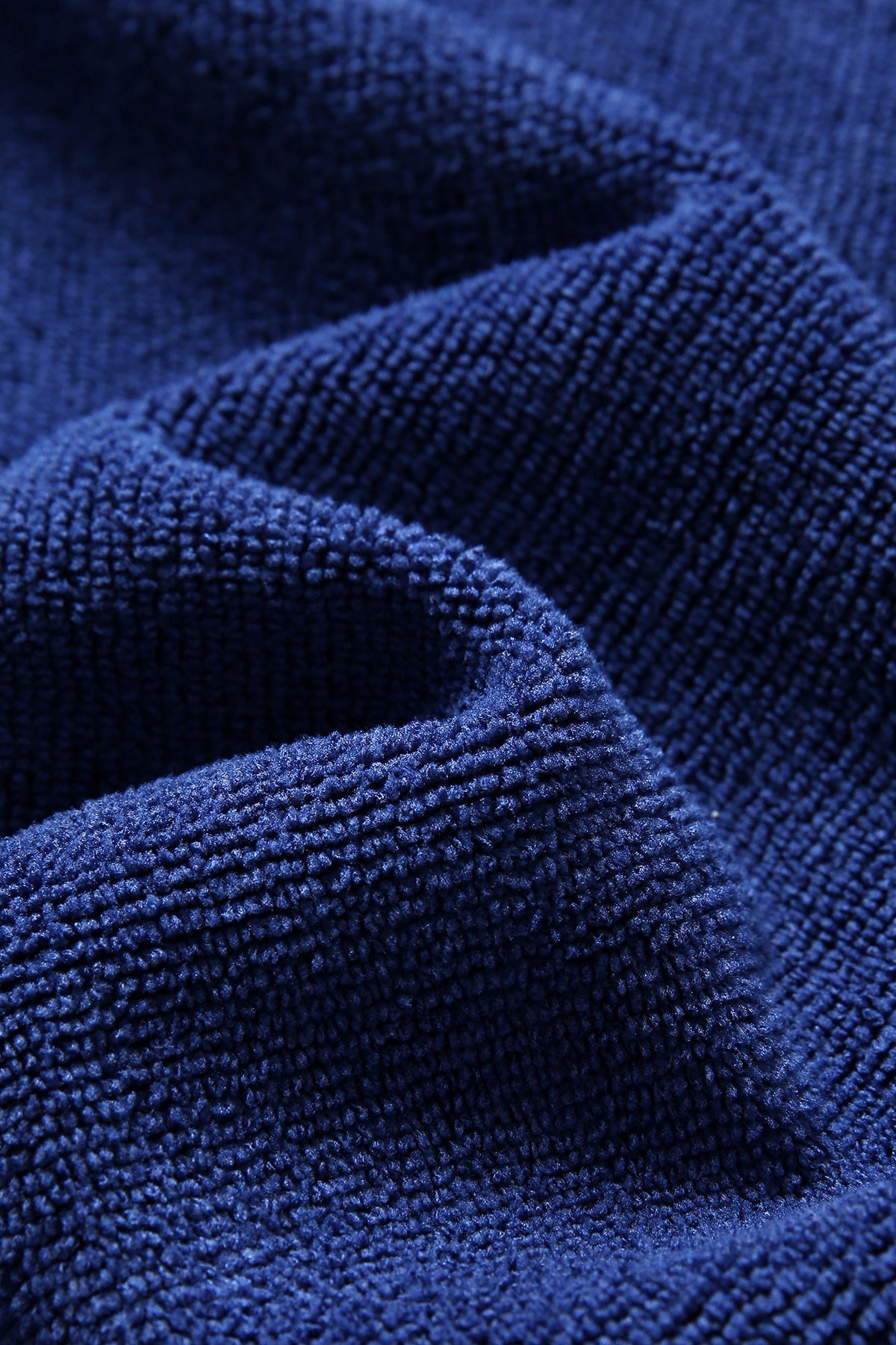 Adult's 300gsm polyester/nylon hooded towel with kangaroo pocket - Royal Blue - View