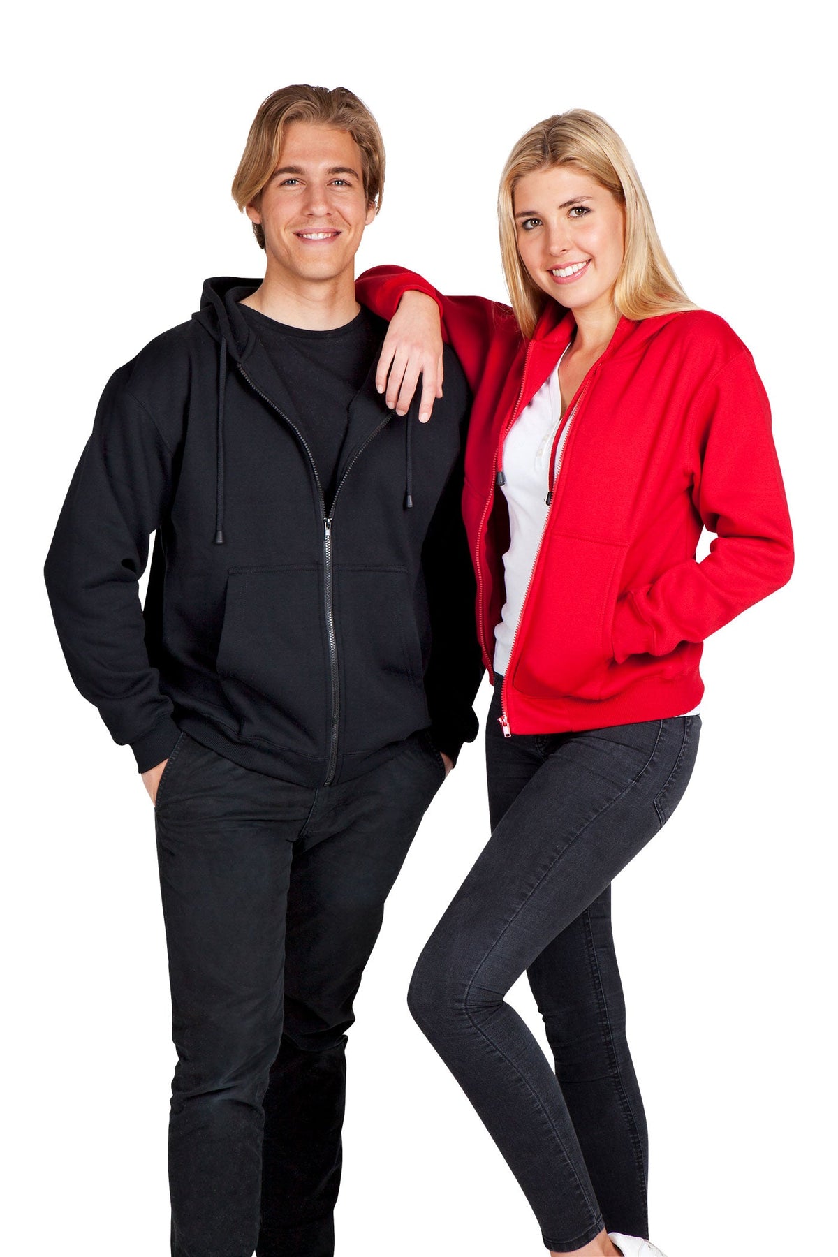 Womens/Juniors Zipper Hoodies with Pocket - view