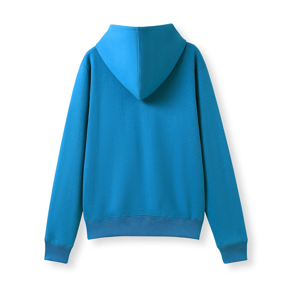 Womens/Juniors Zipper Hoodies with Pocket - Azure - Back