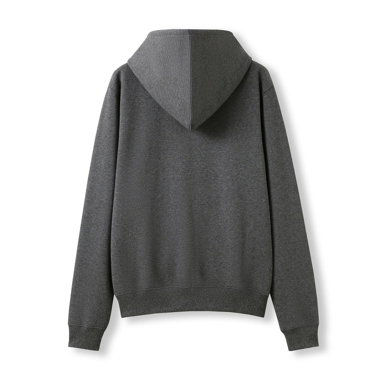 Womens/Juniors Zipper Hoodies with Pocket - Dark Marl - Back