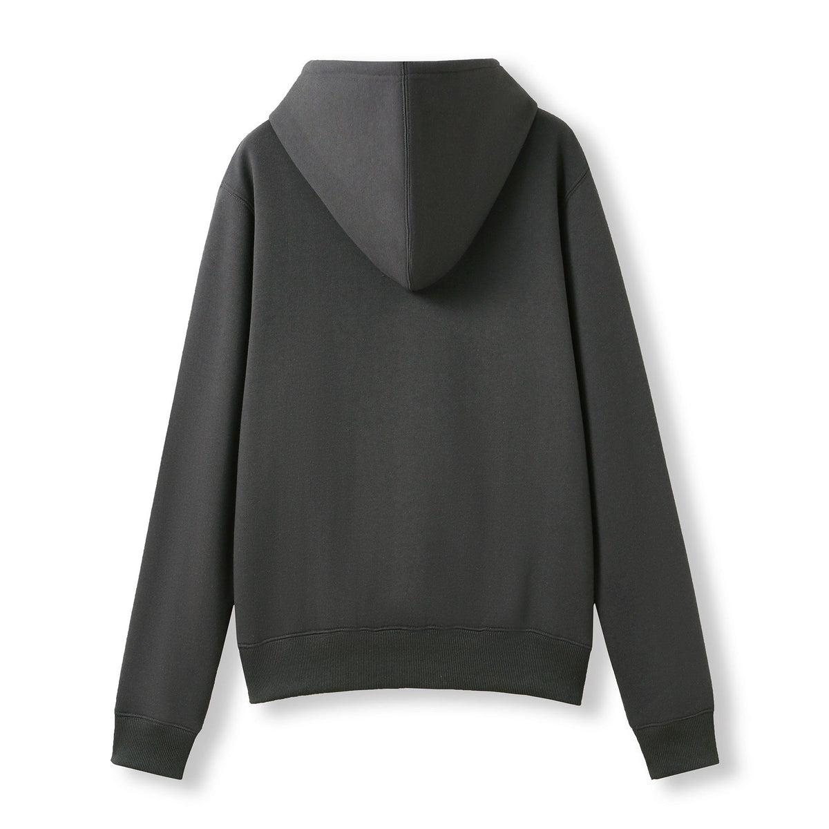 Womens/Juniors Zipper Hoodies with Pocket - New Charcoal - Back