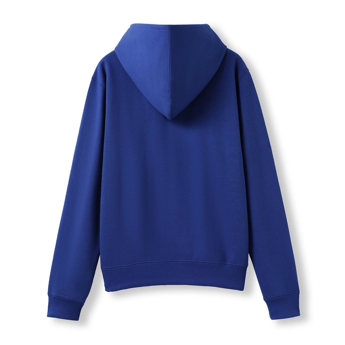 Womens/Juniors Zipper Hoodies with Pocket - Royal Blue - Back