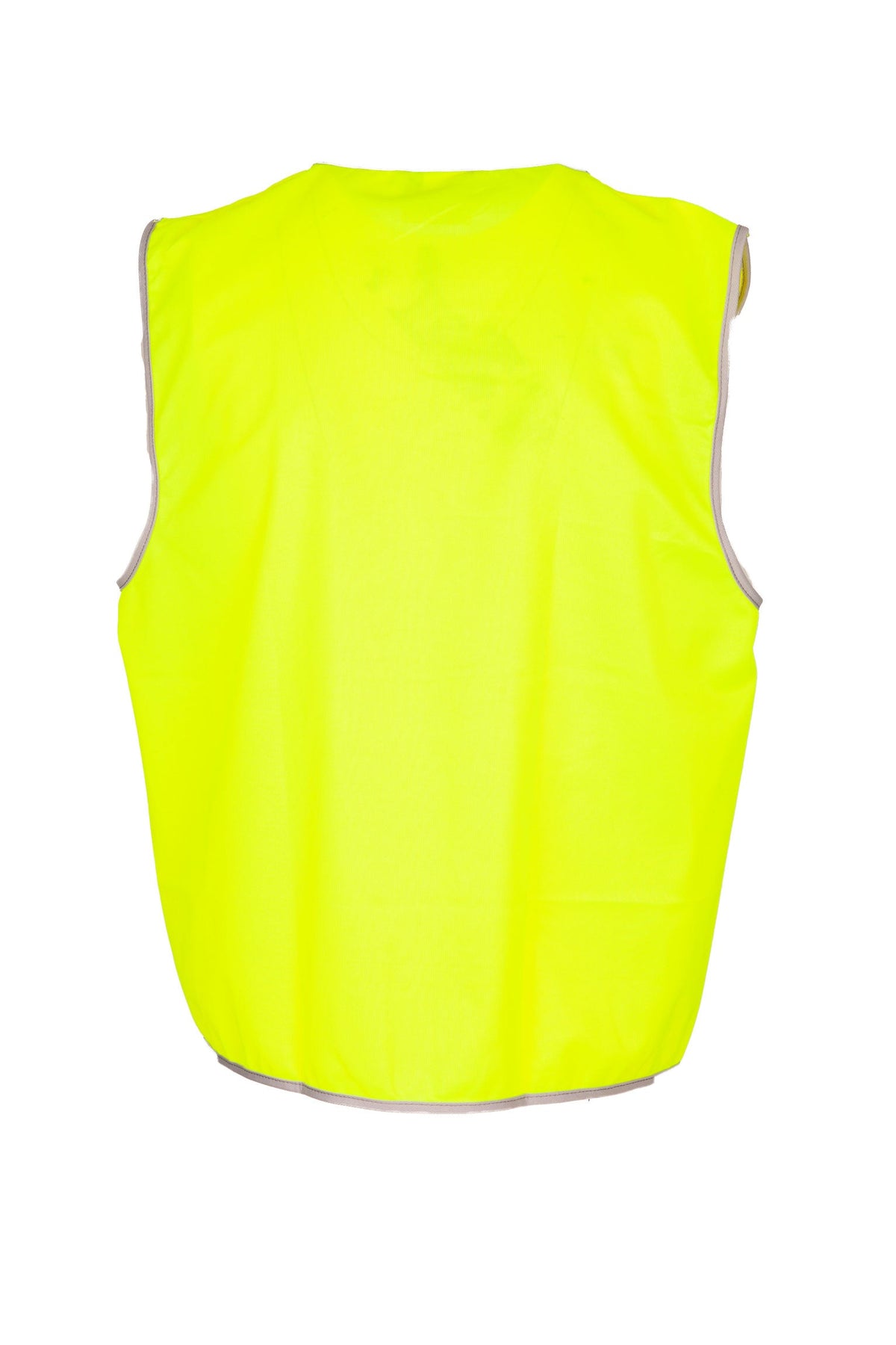 100% Polyeter Vest without reflective tape - Yellow - Back