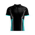 Vivid Performance polo – Black/Grey/Aqua Blue