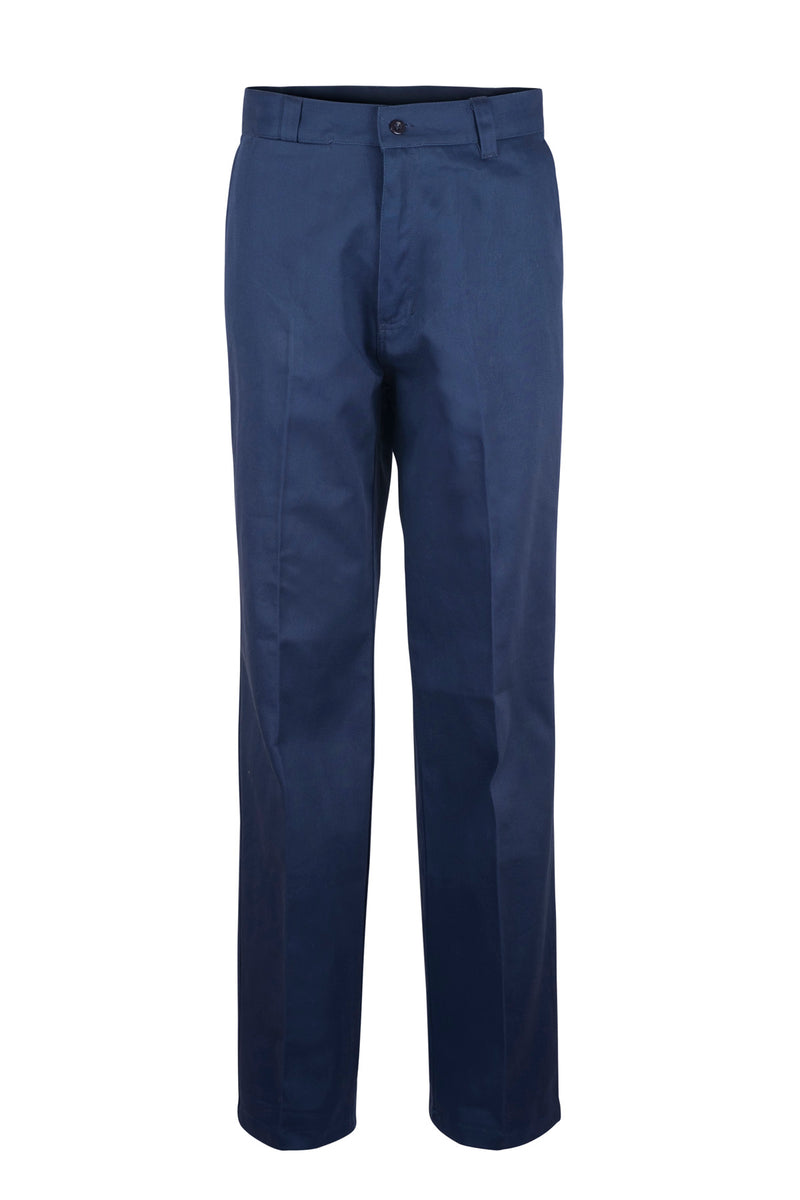 Flat Front Cotton Drill Trouser