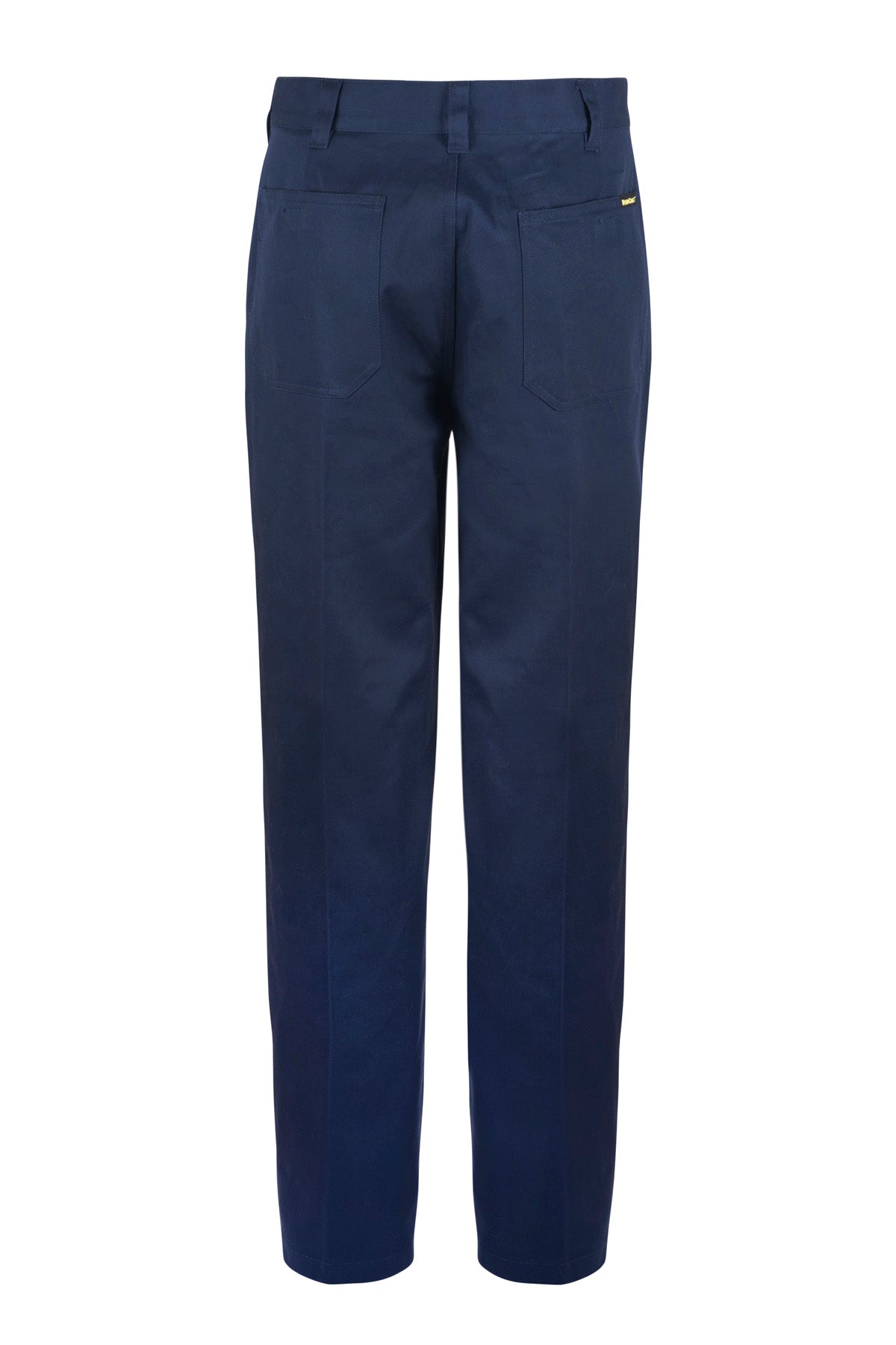 Flat Front Cotton Drill Trouser - view