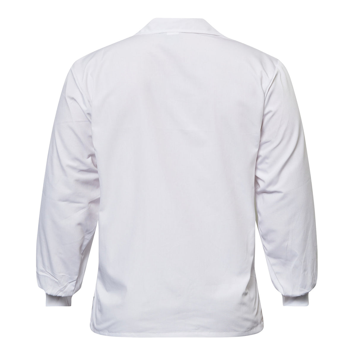 Long Sleeve Food Industry Jacshirt With Modesty Neck Insert - view